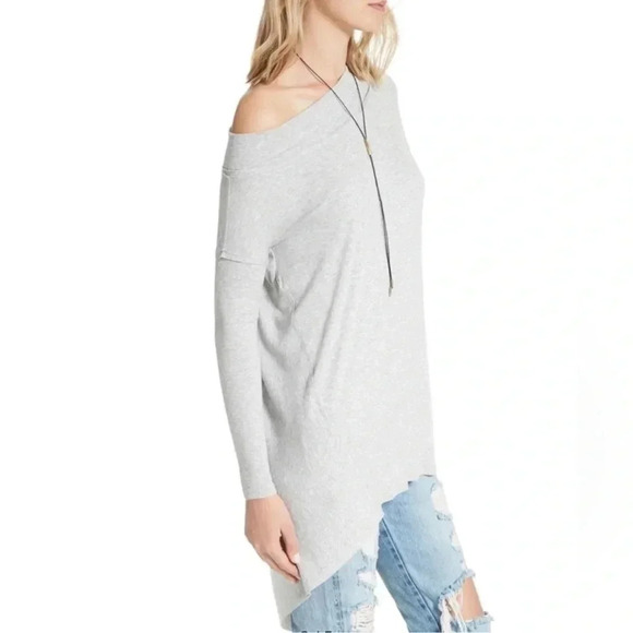 Free People We The Free Grapevine Light Gray Tunic style top in XS - Picture 1 of 13